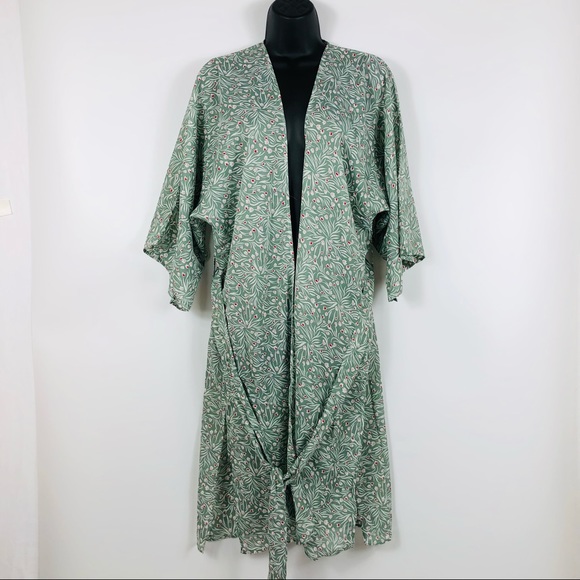 Sonoma Goods For Life Women’s Dainty Floral Belted Kimono Size OS - Picture 5 of 10